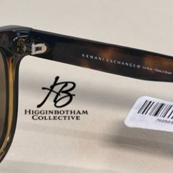 NWT Armani Exchange AX4105S 82135A Women's Sunglasses Havana / Brown Gradient - Picture 11 of 16